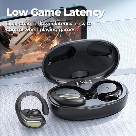 Fones De Ouvido EasyGamer Esportivo à Prova D'água Bluetooth P/ Jogos e  Músicas
