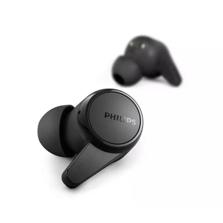 Imagem de Fone de ouvido auricular com microfone bluetooth philips tat1207bk preto