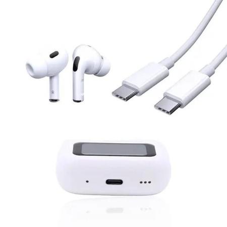 Imagem de Fone De Ouvido Bluetooth Controle De Toque Digital Display Led auricular anti ruído