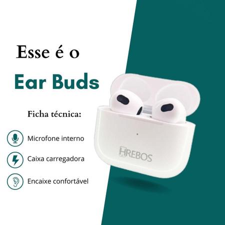 Imagem de Fone de Ouvido Bluetooth Hrebos HS-504 Intra-auricular