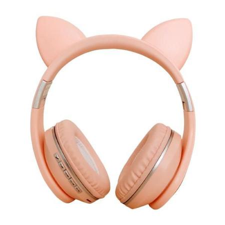 Fone De Ouvido Bluetooth Led Orelha Gato Led Headphone –