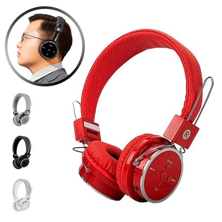 Headset Portátil Dobrável Bluetooth Fone de Ouvido Celular Computador Jogo  Música Esporte no Shoptime