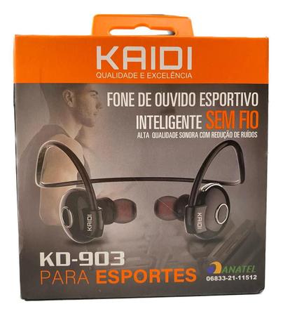 Imagem de Fone De Ouvido Bluetooth Sem Fio Kaidi Kd903 Original Esportes