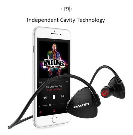 Imagem de Fone De Ouvido Bluetooth Sem Fio Para Caminhada Earphone Wireless Sport Awei A847b
