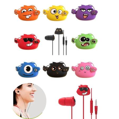 Imagem de Fone de Ouvido Com Fio Infantil Animado Jellie Monsters - Xtrad