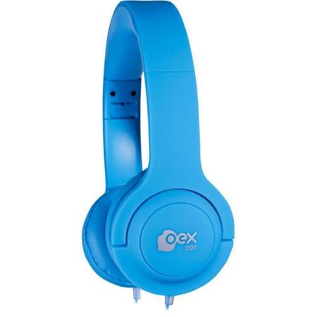 Imagem de Fone de ouvido com microfone headset sugar cabo 1,2m azul - NEWEX