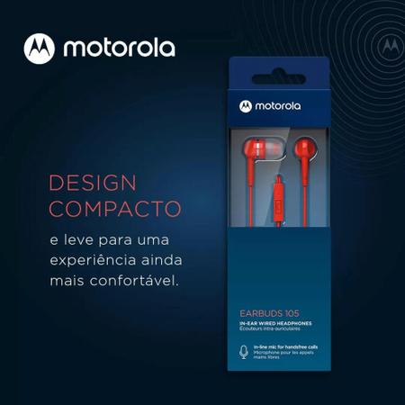 Imagem de Fone De Ouvido Confortavel Original Motorola Pace 105 