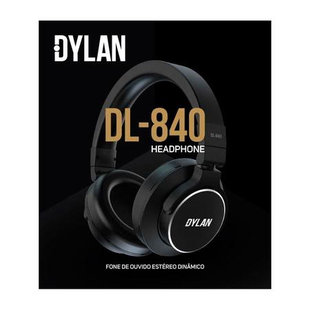 Imagem de Fone de ouvido dylan studio dl-840 headphone stereo preto