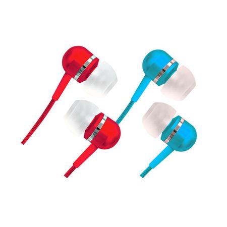 Imagem de Fone de ouvido estéreo tipo earphone com isolamento acústico