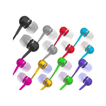 Imagem de Fone de ouvido estéreo tipo earphone com isolamento acústico