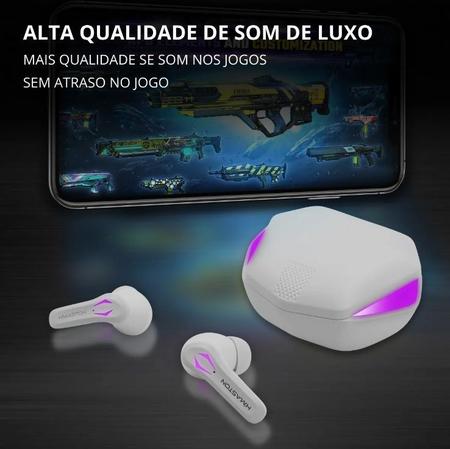 Fone Ouvido TWS Gamer Headset Sem Fio Bluettooh Com Microfone Led Jogos  Música Baixa Latência - Knup - Fone de Ouvido Gamer - Magazine Luiza