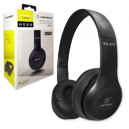 Imagem de Fone De Ouvido Headphone Bluetooth Celular Tv Smart Pc Ka916 - kapbom