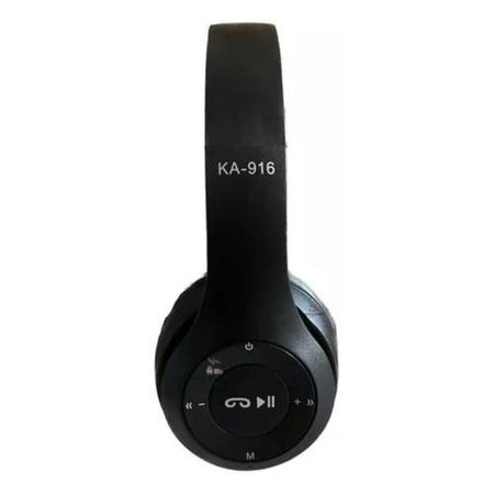 Imagem de Fone De Ouvido Headphone Bluetooth Com Redução Ruído Ka-916
