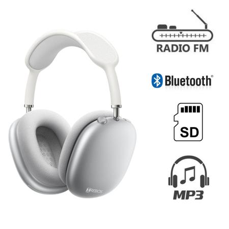 Imagem de Fone de ouvido headphone bluetooth rádio fm cartão sd mp3