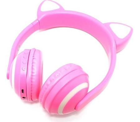 Fone Ouvido Orelha Gatinho Headphone Bluetooth Com Led E P2 - Zapach -  Eletrônicos e Beleza