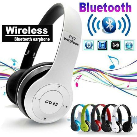 Imagem de Fone De Ouvido Headphone P47 Wireless Bluetooth Dobrável