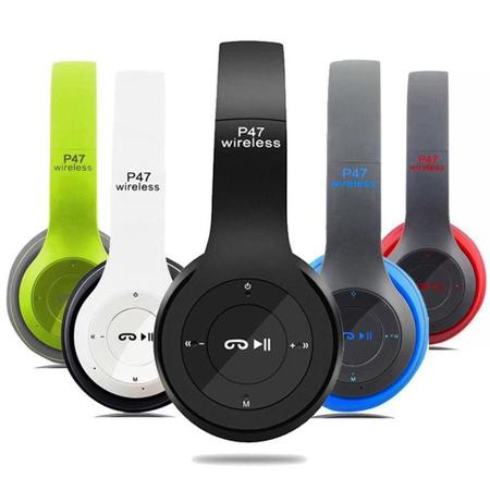 Imagem de Fone De Ouvido Headphone P47 Wireless Bluetooth Dobrável