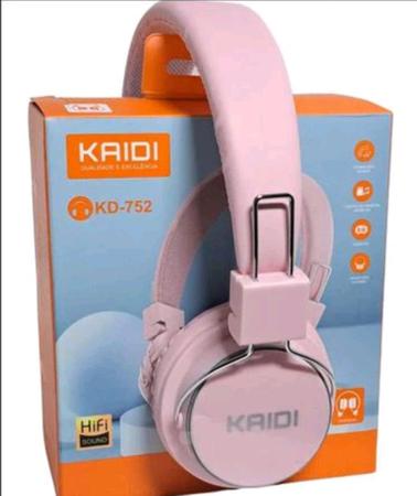 Fone de ouvido Headset Sem fio Kaidi KD-752 Arco Bluetooth FM