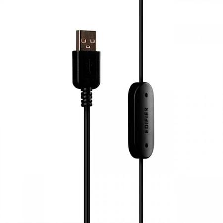 Imagem de Fone De Ouvido Headset Edifier K800 Usb Preto Com Microfone