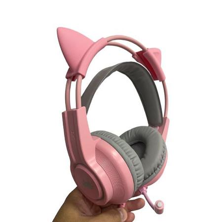 Fone De Ouvido Headset Gamer Gatinho Ps4/x-one Kp-ga04 - KNUP