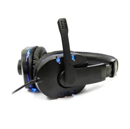 Imagem de Fone De Ouvido Headset Gamer USB p/ Pc Notebook KP-359 Azul