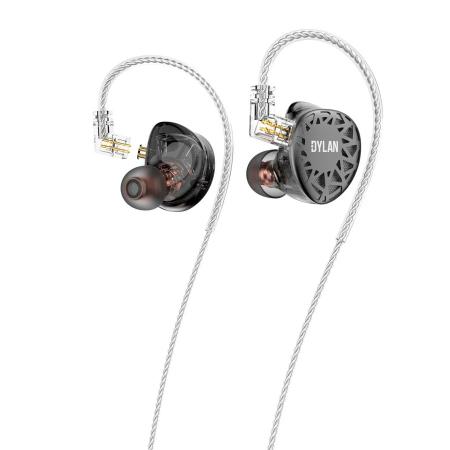 Imagem de Fone de ouvido in ear dylan de-635 cinza 3 drivers retorno