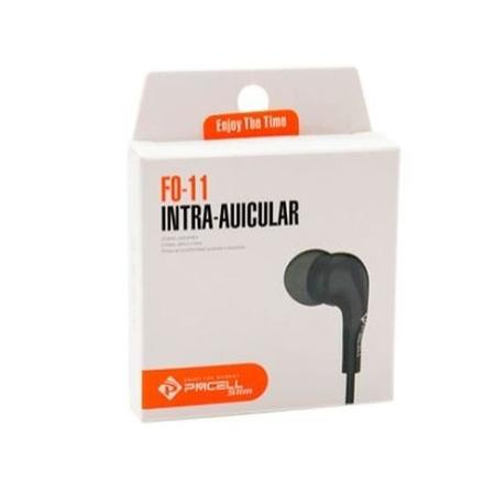 Imagem de Fone de ouvido Intra Auricular com Microfone Slin Preto FO-11