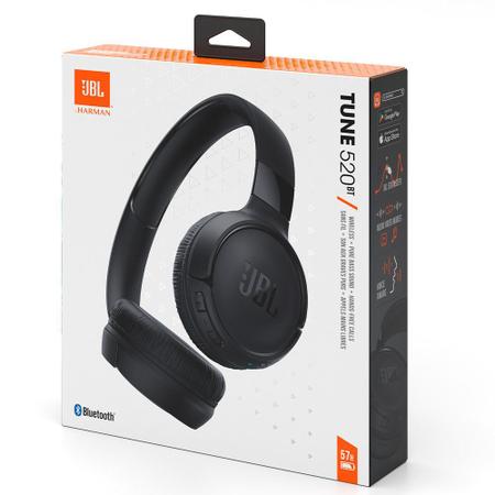 Imagem de Fone de ouvido jbl bluetooth tune t520bt sem fio - preto