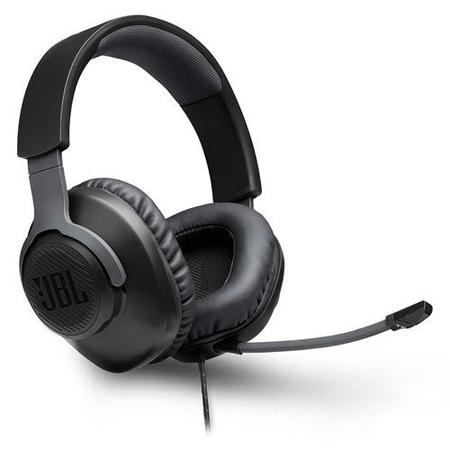 Imagem de Fone De Ouvido JBL Quantum100 Headset Gamer Preto Sound Signature, Compatível com Windows Sonic Spatial