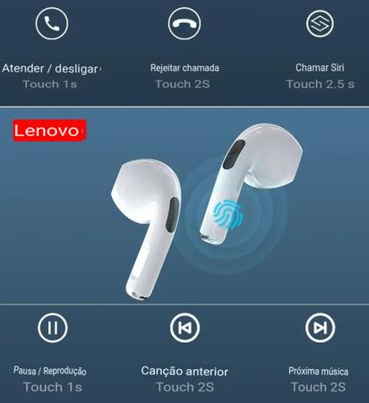 Imagem de Fone de Ouvido Lenovo HT38 Bluetooth 5.0 TWS Sem fio