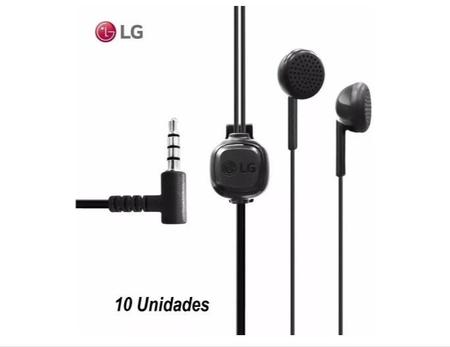 Imagem de Fone De Ouvido Lg Original Preto 3,5 Milímetros Estéreo