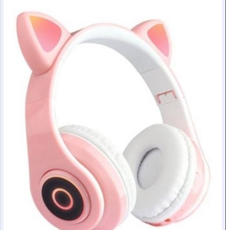 Fone Orelha De Gato Gatinho Cat 5.0 Bluetooth Ear Com Led Rgb Headphone  Original - Escorrega o Preço