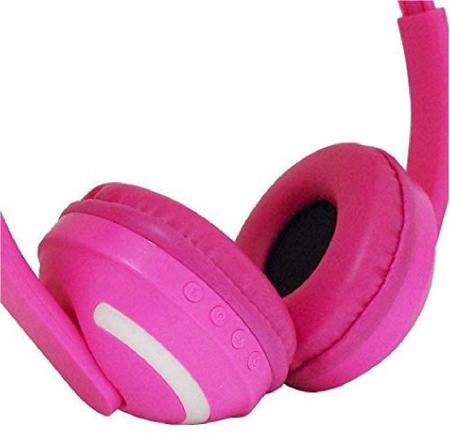 Fone De Ouvido Orelha Gato Led Com 7 Cor Luz Headphone