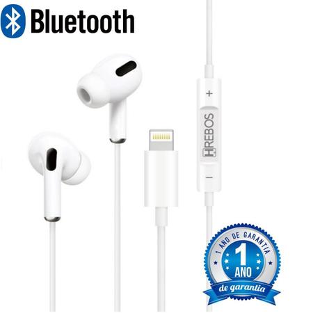 Fone De Ouvido Para iPhone 7 8 Plus SE (2020) 11 12 Pro Max / X XR XS Max -  Com Microfone - Fone de Ouvido Bluetooth - Magazine Luiza
