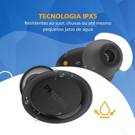 Imagem de Fone de Ouvido Philips Bluetooth TAT1235 True Wireless Preto
