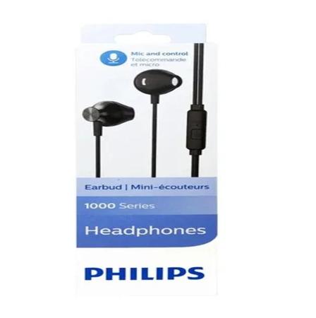 Imagem de Fone de ouvido Philips TAUE101BK compatível Moto One Hyper