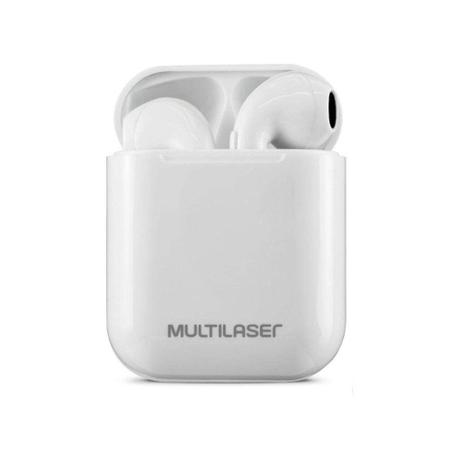 Imagem de Fone De Ouvido Sem Fio Bluetoot Tws Airbuds Multilaser Ph326 Branco