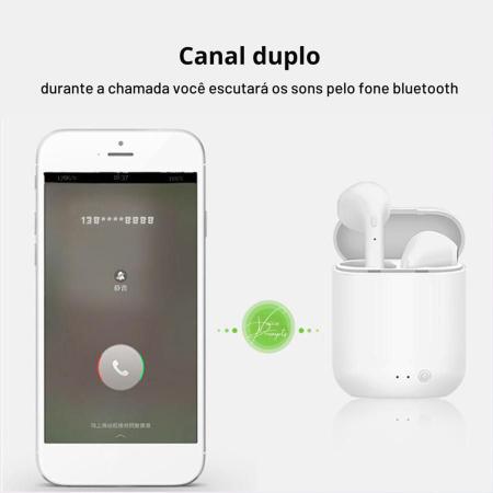 Imagem de Fone De Ouvido Sem Fio Bluetooth Touch TWS + Smartwach Y8