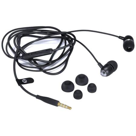 Imagem de Fone de Ouvido Sound Casual Preto Metalico com Microfone, Atende Celular - Vinik