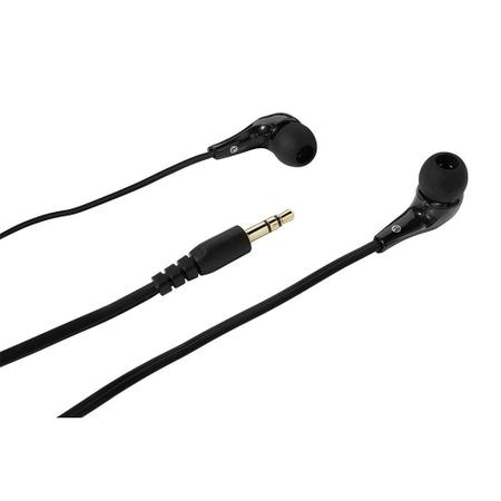 Imagem de Fone de ouvido tipo earphone com plugs isolantes de ruído em gel