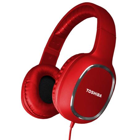 Imagem de Fone de ouvido Toshiba com MicroFone de ouvido RZE-D160-H Vermelho