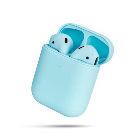 Imagem de Fone de Ouvido Wireless Bluetooth InPods 12 Azul - Booglee