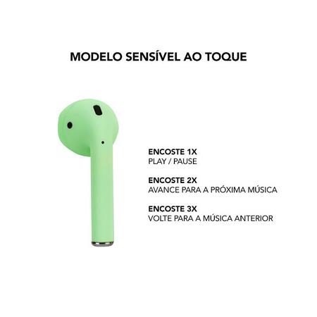 Imagem de Fone de Ouvido Wireless Bluetooth InPods 12 Verde - Booglee