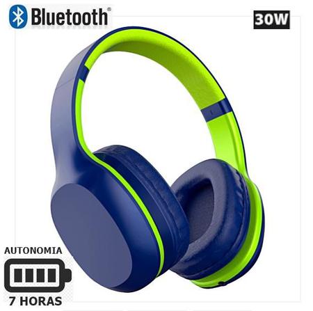 Imagem de Fone de Ouvido Xtrax 30W Groove Bluetooth Preto / Verde