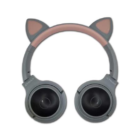 Fone gamer bluetooth orelha gato sem fio