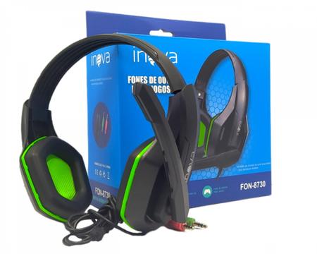 Imagem de Fone Headset Gamer com fio INOVA FON-8730