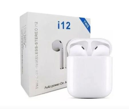 Fone I12 Tws Bluetooth V5.0 Touch compatível com Ios Android - Fone de  Ouvido - Magazine Luiza