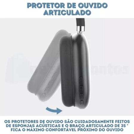 Imagem de Fone Max P9 Sem Fio Com Microfone