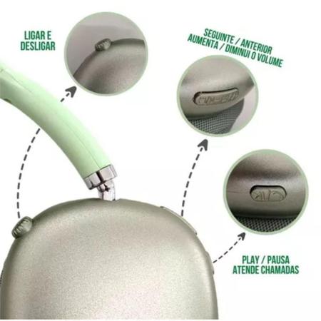 Fone Max P9 Sem Fio Com Microfone - King Imagem de Fone Max P9 Sem Fio Com Microfone