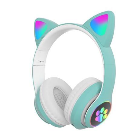Fone Orelha De Gato Gatinho Cat 5.0 Bluetooth Ear Com Led Rgb Headphone  Original - Escorrega o Preço